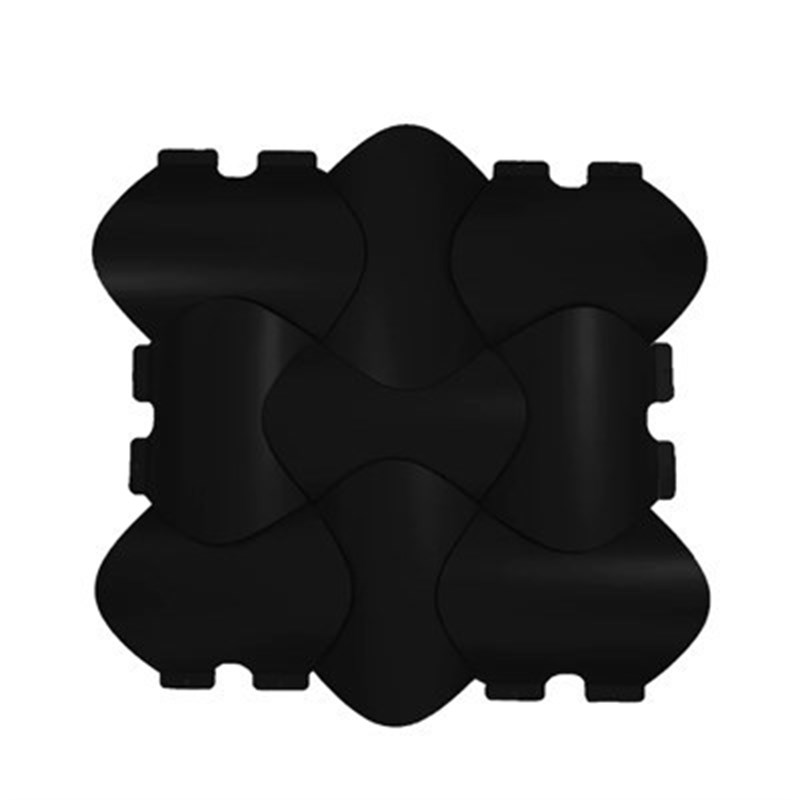 3D Venüs 1 M2 Duvar Tavan Paneli Siyah Rengi